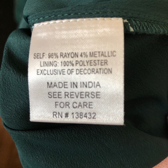 Modcloth Enchanting Evening Maxi Dress NWT Emerald Green and Gold Floor Length - Picture 13 of 16